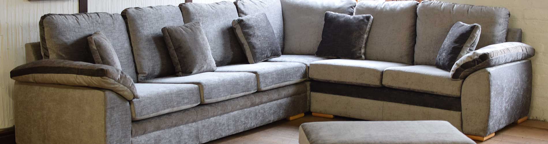 Minster Mills corner sofas